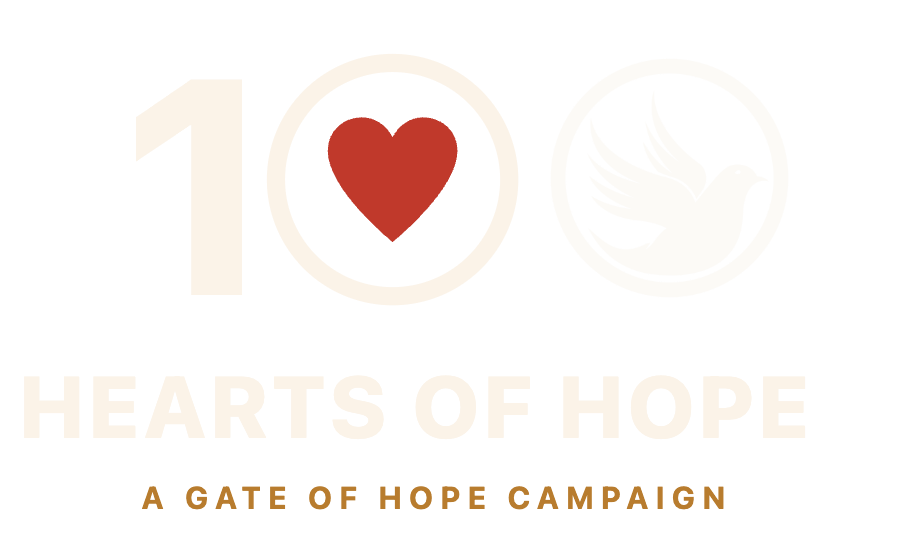 100 Hearts of Hope, a campaign of Gate of Hope Ministries International