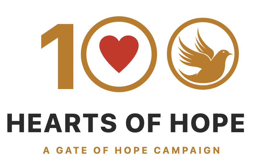 100 Hearts of Hope, a Gate of Hope campaign